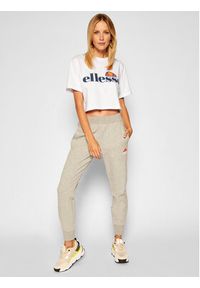 Ellesse T-Shirt Alberta SGS04484 Biały Cropped Fit. Kolor: biały. Materiał: bawełna #5