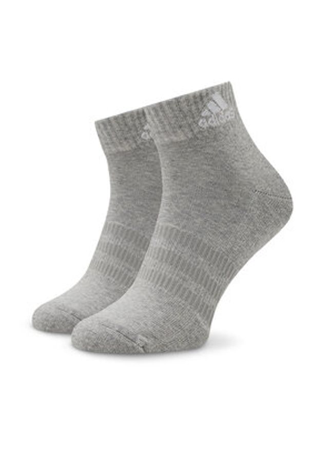 Adidas - adidas Zestaw 3 par niskich skarpet unisex Cushioned Sportswear IC1281 Kolorowy. Kolor: szary. Materiał: bawełna. Wzór: kolorowy