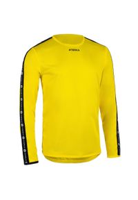 ATORKA - Koszulka do piłki ręcznej męska Atorka H100C z długim rękawem. Kolor: żółty. Materiał: poliester, materiał. Długość rękawa: długi rękaw. Długość: długie #1