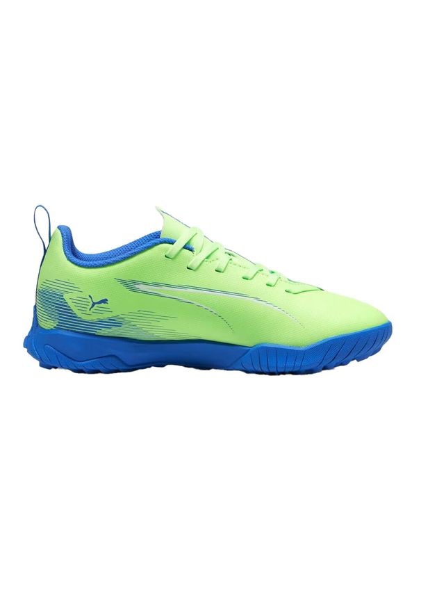Puma - Buty Piłkarskie Ultra 5 Play Ze Sztuczną Nawierzchnią Dla Dzieci I Niemowląt. Kolor: zielony. Sport: piłka nożna