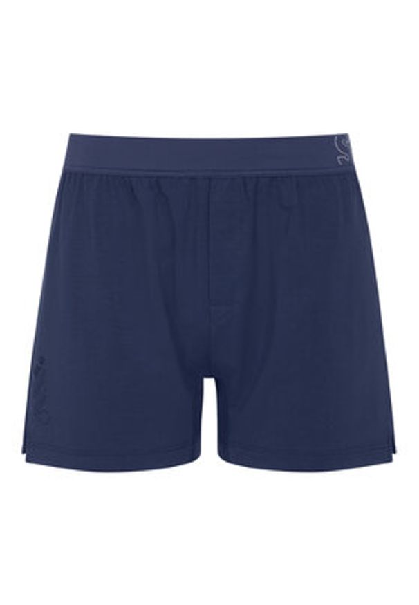 Sloggi Bokserki 10215473 Granatowy. Kolor: niebieski. Materiał: bawełna