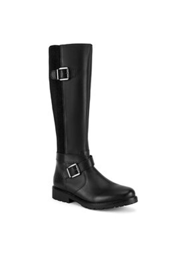 Remonte Oficerki R6593-00 Czarny. Kolor: czarny. Materiał: skóra