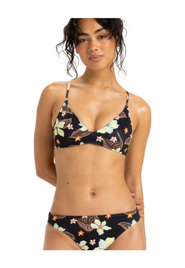 Roxy - Stanik bikini typu bralette dla Kobiety PT BEACH CLASSICS Czarny. Kolor: czarny. Materiał: elastan, poliester, materiał