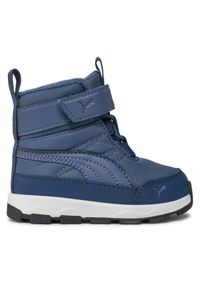 Puma Śniegowce Evolve Boot AC+ Inf 392646 02 Niebieski. Kolor: niebieski. Materiał: skóra