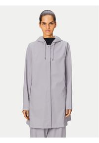 Rains Kurtka przeciwdeszczowa A-line W Jacket W3 18050 Szary Regular Fit. Kolor: szary. Materiał: syntetyk