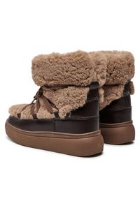 DeeZee Śniegowce LORRAINE N10386 Brązowy. Kolor: brązowy. Materiał: materiał #4