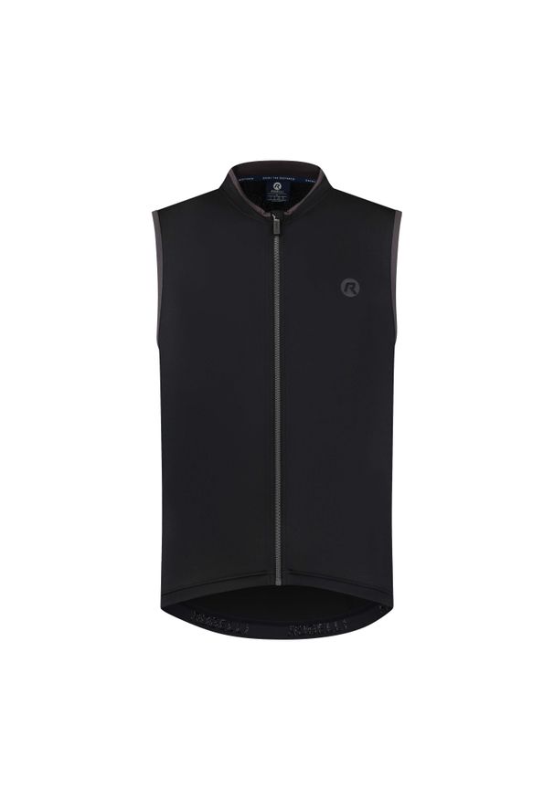 ROGELLI - Koszulka rowerowa bez rękawów męska Rogelli Essential. Kolor: czarny. Długość rękawa: bez rękawów. Sport: kolarstwo