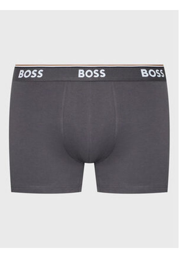 BOSS - Boss Komplet 3 par bokserek 50475282 Kolorowy. Materiał: bawełna. Wzór: kolorowy
