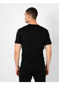 Les Hommes T-Shirt "Luxury Logo" | LBT1027700E | Mężczyzna | Czarny. Okazja: na co dzień. Kolor: czarny. Materiał: elastan, bawełna. Styl: casual #3