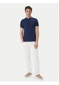 TOMMY HILFIGER - Tommy Hilfiger Polo Mao MW0MW34752 Granatowy Slim Fit. Typ kołnierza: polo. Kolor: niebieski. Materiał: bawełna #2