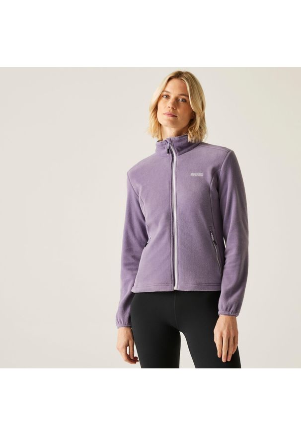Regatta - Floreo IV damski turystyczny polar. Kolor: fioletowy. Materiał: polar. Sport: turystyka piesza