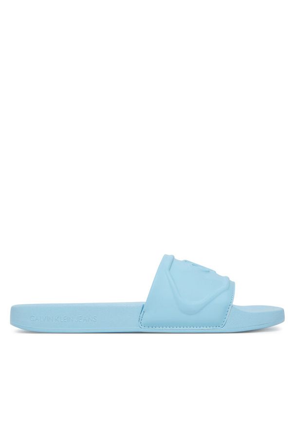 Klapki Calvin Klein Jeans. Kolor: niebieski