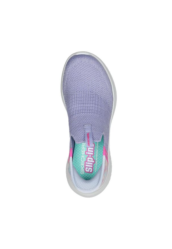 skechers - Buty do chodzenia dla dzieci Skechers Ultra Flex 3.0 Col Slip-ins. Zapięcie: bez zapięcia. Kolor: niebieski. Materiał: guma, syntetyk, tkanina, materiał. Szerokość cholewki: normalna. Sport: turystyka piesza