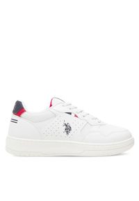 Sneakersy U.S. Polo Assn.. Kolor: biały