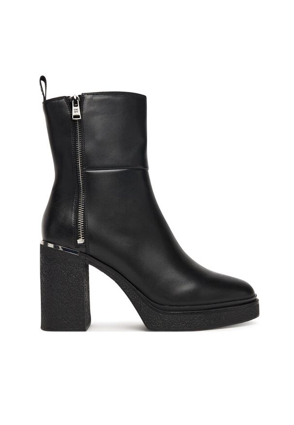 Botki DKNY. Kolor: czarny