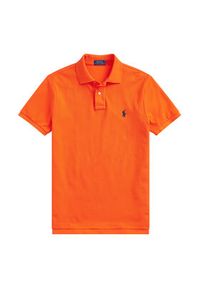 Polo Ralph Lauren Polo 710782592024 Pomarańczowy Regular Fit. Typ kołnierza: polo. Kolor: pomarańczowy. Materiał: bawełna #7