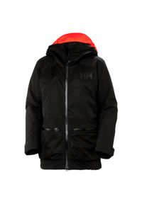 Damska kurtka narciarska z kapturem Helly Hansen Whitewall Lifaloft 3.0T. Typ kołnierza: kaptur. Kolor: czarny. Materiał: puch. Sezon: zima. Sport: narciarstwo #1