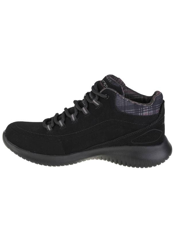 skechers - Buty do chodzenia dla dzieci Skechers Just Chill. Wysokość cholewki: za kostkę. Zapięcie: sznurówki. Kolor: czarny. Materiał: tkanina, skóra, materiał. Szerokość cholewki: normalna. Model: Skechers Sport. Sport: turystyka piesza