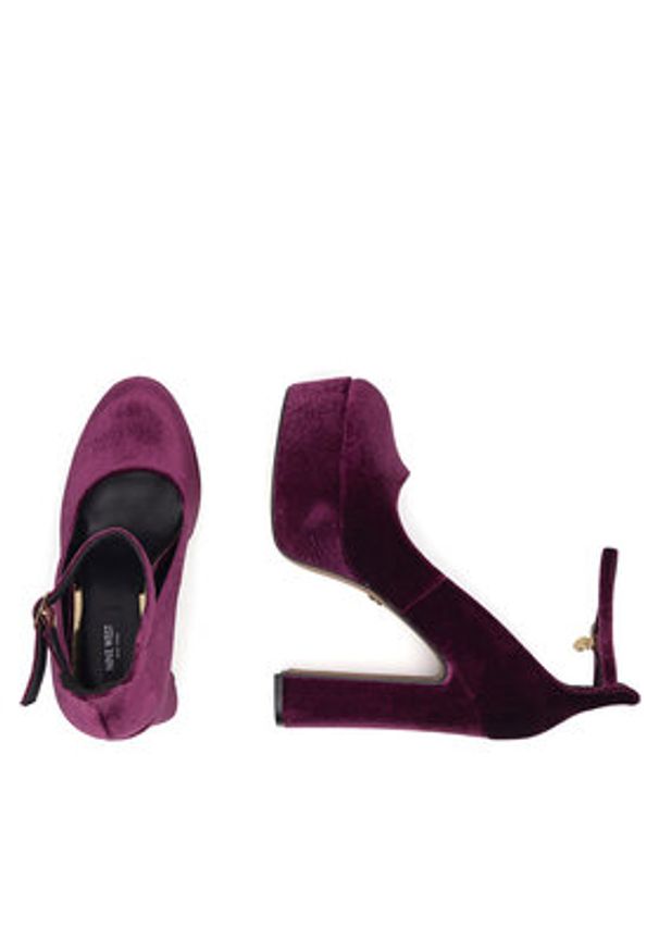 Nine West Czółenka WFA3040-1 Fioletowy. Kolor: fioletowy. Materiał: materiał