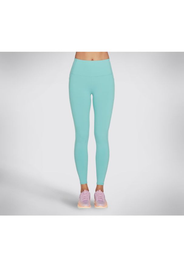 skechers - Legginsy Damskie Skechers. Kolor: niebieski