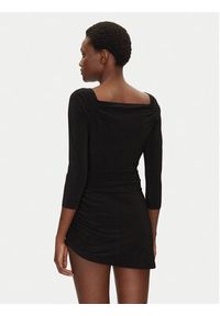 NORMA KAMALI Sukienka koktajlowa KK4243PLG84001 Czarny Regular Fit. Kolor: czarny. Materiał: syntetyk. Styl: wizytowy #4