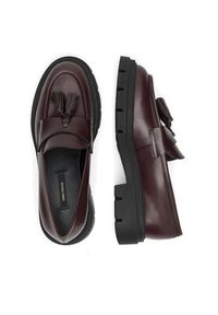 Gino Rossi Loafersy GRACE-I24-26375NB Bordowy. Kolor: czerwony. Materiał: skóra #7