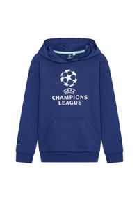 CHAMPIONS LEAGUE - Champions League bluza z kapturem dla dzieci. Typ kołnierza: kaptur. Kolor: niebieski. Materiał: bawełna