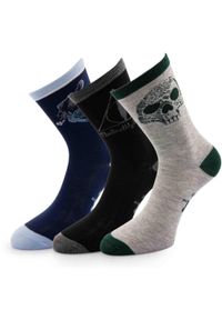 ZEAGLE - Skarpetki Harry Potter - Zestaw 3 Par Bawełnianych Unisex. Kolor: fioletowy. Materiał: poliester, elastan #1