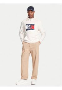 Tommy Jeans Bluza DM0DM22092 Biały Relaxed Fit. Kolor: biały. Materiał: bawełna #3