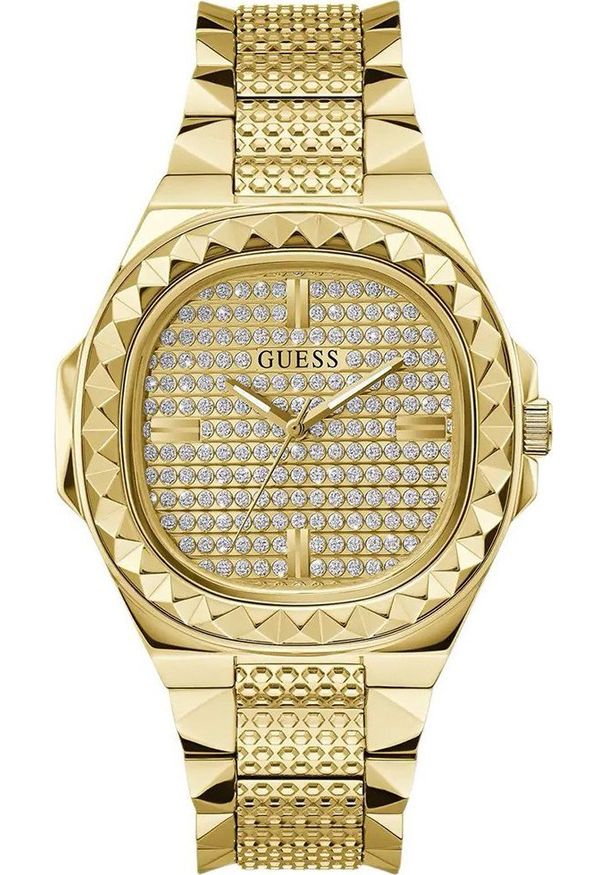 Zegarek Guess Zegarek męski Guess GW0622G1 CYRKONIE złoty. Kolor: złoty