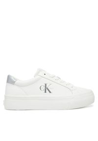 Sneakersy Calvin Klein Jeans. Kolor: biały