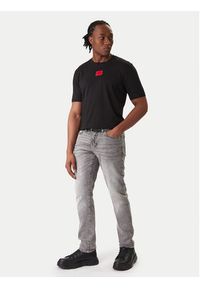 Hugo T-Shirt Diragolino212 50447978 Czarny Regular Fit. Kolor: czarny. Materiał: bawełna #3