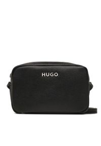 Hugo Torebka Chris Sm Crossbody R 0485074 Czarny. Kolor: czarny. Materiał: skórzane