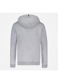 Le Coq Sportif - Bluza sportowa z kapturem męska ESS Hoody N°2 M. Typ kołnierza: kaptur. Kolor: szary