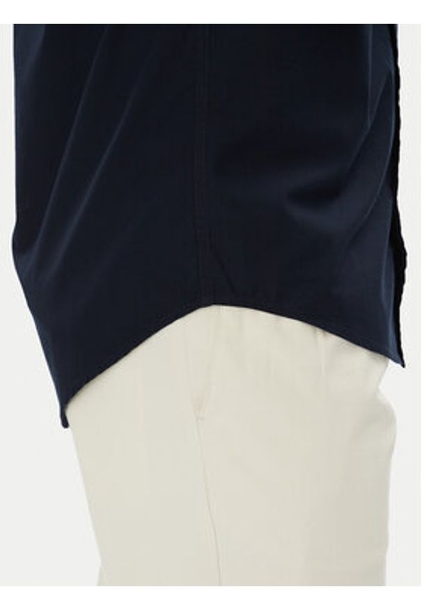 TOMMY HILFIGER - Tommy Hilfiger Koszula MW0MW37584 Granatowy Regular Fit. Kolor: niebieski. Materiał: bawełna