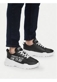 Versace Jeans Couture Sneakersy 80YA3SC1 Czarny. Kolor: czarny. Materiał: skóra #4