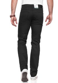 Wrangler - WRANGLER SPODNIE MĘSKIE ARIZONA BLACK W12OAN100. Materiał: materiał #6