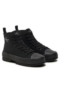 Calvin Klein Jeans Trampki Lugged Hybrid Laceup Mid Ml Mtr YW0YW01519 Czarny. Kolor: czarny. Materiał: materiał #5