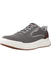 skechers - Kapcie SKECHERS SLIP-INS CYRUS SHAW Szary. Kolor: szary. Materiał: tkanina