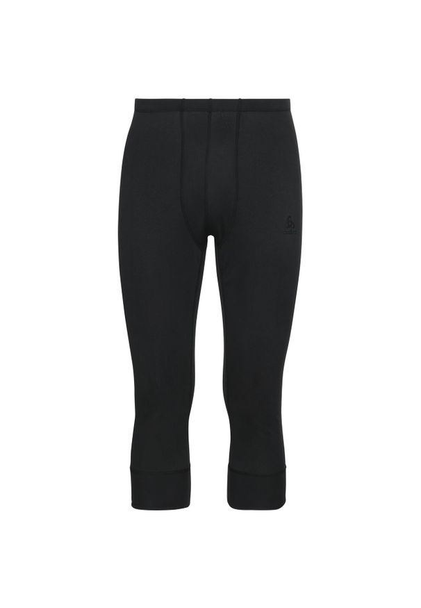 Legginsy termoaktywne męskie Odlo Active Warm BL Bottom 3/4. Kolor: czarny