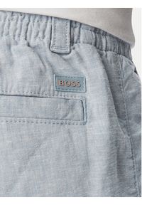 BOSS Chinosy Sanderson-L-3 50559595 Niebieski Regular Fit. Kolor: niebieski. Materiał: len #4