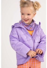 COCCODRILLO - Coccodrillo kurtka dziecięca kolor fioletowy. Okazja: na co dzień. Typ kołnierza: kaptur. Kolor: fioletowy. Styl: casual #3