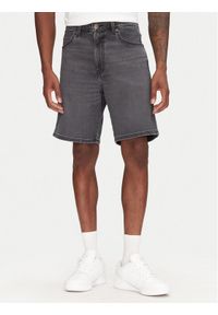 Wrangler Szorty jeansowe Frontier 112364834 Szary Relaxed Fit. Kolor: szary. Materiał: bawełna