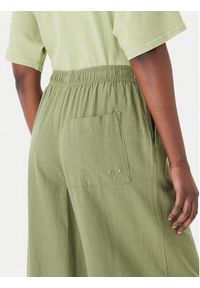 Roxy Spodnie materiałowe Lekeitio Break ERJNP03545 Zielony Wide Leg. Kolor: zielony. Materiał: len #3