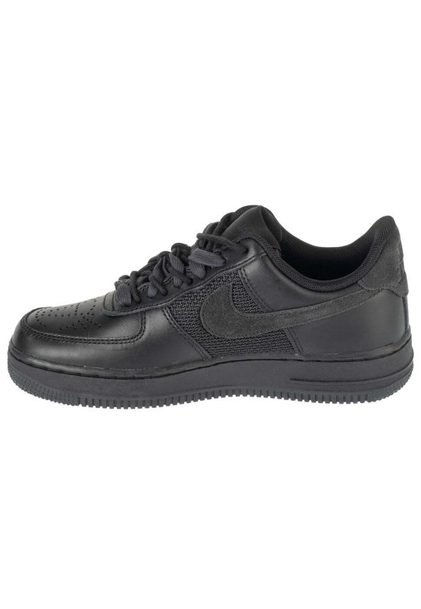 Nike - Buty sportowe Sneakersy męskie, Air Force 1 Low x Slam Jam. Kolor: czarny. Model: Nike Air Force. Sport: turystyka piesza