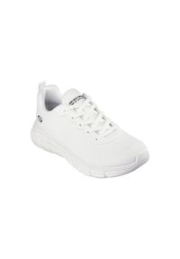 skechers - Buty do chodzenia damskie Skechers 117346W. Kolor: biały. Materiał: syntetyk, materiał. Szerokość cholewki: normalna. Model: Skechers Sport. Sport: turystyka piesza