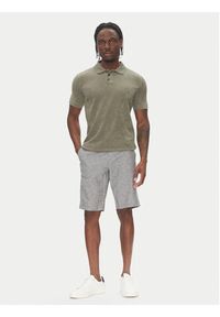 Lindbergh Polo 30-404263 Beżowy Relaxed Fit. Typ kołnierza: polo. Kolor: beżowy. Materiał: bawełna #4