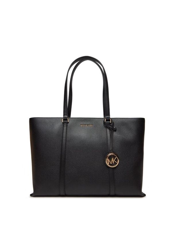 MICHAEL Michael Kors Torebka Temple 30R4G1LT3L Czarny. Kolor: czarny. Materiał: skórzane