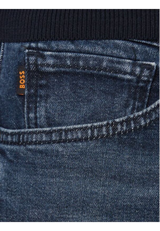 BOSS Jeansy Onyx Bo 50544651 Granatowy Tapered Fit. Kolor: niebieski
