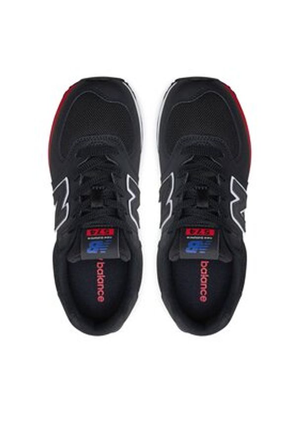 New Balance Sneakersy GC574MSB Czarny. Kolor: czarny. Materiał: skóra. Model: New Balance 574